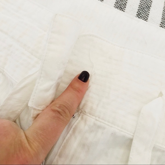 Matty M | Wide Leg White Shorts - Picture 6 of 8